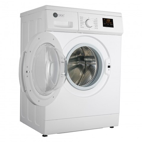 AFRA Fully Automatic Front Load Washing Machine 8KG, 1400 RPM, 15 Programs, White, LED Display, G-MARK, ESMA, ROHS, And CB Certified, 2 Years Warranty