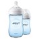 زجاجة رضاعه أفينت ناتشرال ازرق من فيلبس 260x2مل