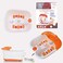 Multi Functional Foot Massager White/Orange