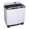 Toshiba - Twin Tub Ultra Spin Rust Free Body Two Water Inlet Cyclonic Mix White