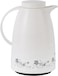 Royalford Jenna Plus 1 L Vacuum Flask-Rf11760 With Pink Glass Inner And Vacuum Insulated Keeps Your Drinks Hot Or Cold, Asbestos-Free And Hygienic Leak-Proof And Portable Design And Outdoor Use White