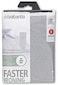Brabantia Ironing Board Cover (Top Layer Only)- 124 X 38 cm, Standard, Metallised Silver