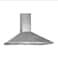 BOJ 90cm Decorative Wall Mounted Cooker Hood, CBP-90AXA, Stainless Steel, Mechanical Control With Push Buttons, 3 Speeds, LED Lighting, Made In Italy - 1 Year Manufacturer Warranty