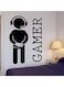 Spoil Your Wall Vinyl Gamer Wall Sticker Black 50x70cm