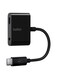 Belkin - RockStar 3.5mm Audio With USB-C Charge Adapter Black