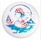 BiggDesign AnemosS Sailor Girl Patterned Round Beach Towel - White