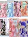 DIY Bear, paint toys, Crafts, Paint Bear, Fluid Bear, Acrylic paint Random, Homemade creative birthday gifts, Bear decoration