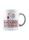 muGGyz Why Not Both Printed Ceramic Coffee Mug White