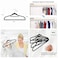 10-Piece Velvet Hanger, Non-Slip Hanger Space-Saving Hanger, Suit Hangers, Flat Design with 360&deg; Swivel Hook for Space Adaptive