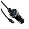 Hoco Z40 Superior Dual Port Car Charger with Lightning Cable - Black
