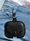 AirPods Pro 2 Case Leather Case Cover with Keychain Compatible with Apple AirPods Pro 2nd Generation 2022 Black
