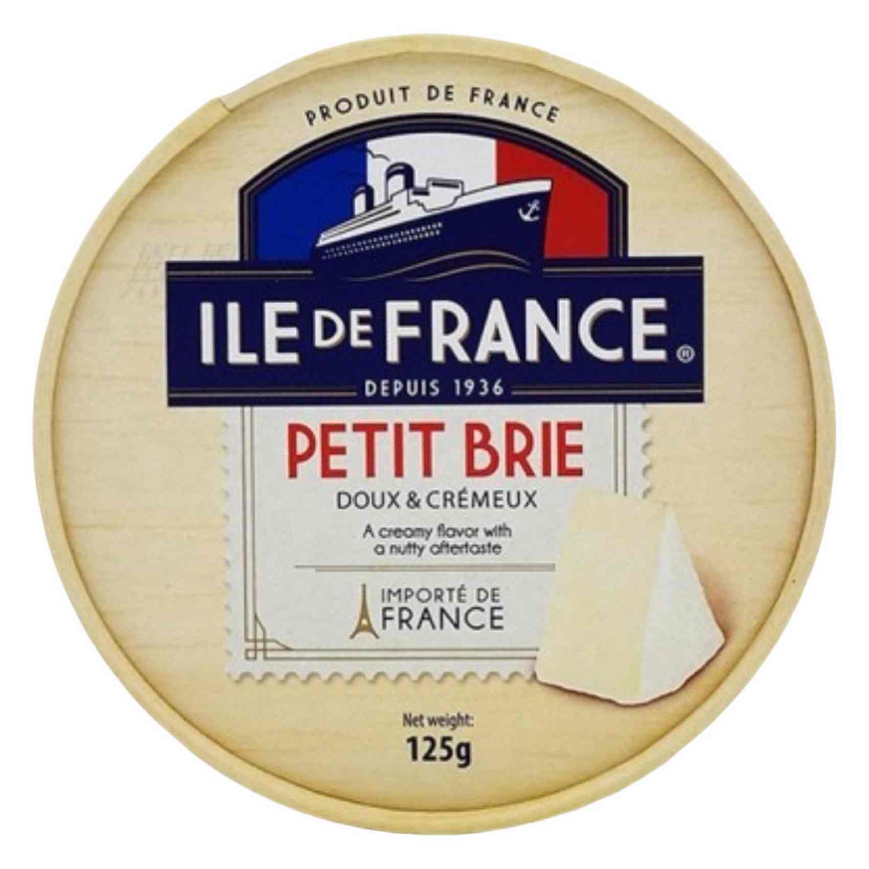 Ile De France Petit Brie Cheese 125G