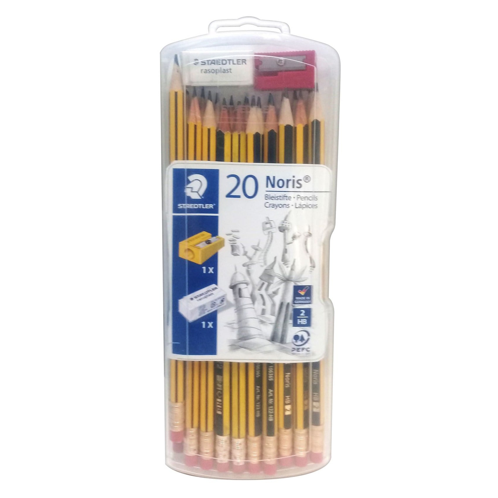 Buy Staedtler Noris 122-HBA HB Pencils PCS and Eraser with