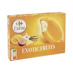 Buy Carrefour Extra Exotic Fruits Ice Cream Sticks 312g in UAE