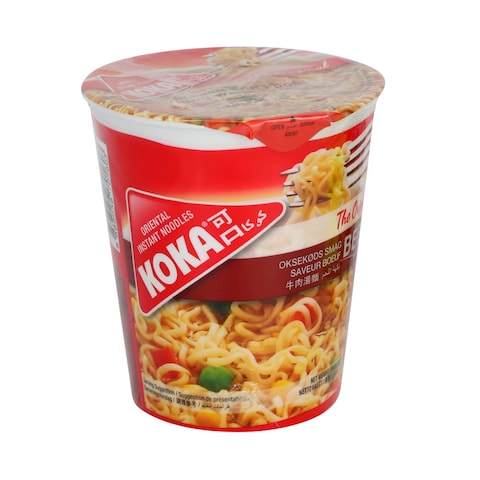 KOKA Instant Noodles Cup Beef Flavour 70g