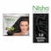Nisha Creme Hair Colour 1.0 Natural Black 40ml