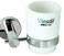 Modern 304 Stainless Steel Wall Mounted Toothbrush Cup Holder Bathroom Accessory by Wesda