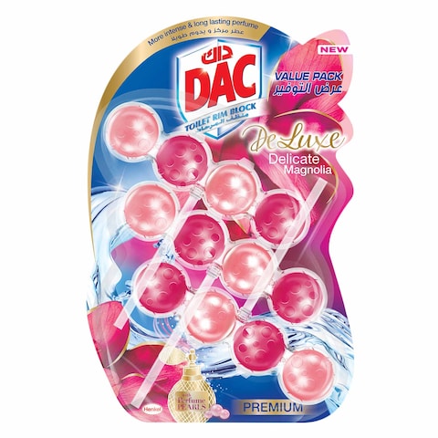 Dac Deluxe Delicate Magnolia Toilet Rim Block 150g