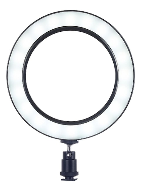 Puluz - Selfie Photography LED Ring Light 3.5inch White/Black