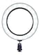 Puluz - Selfie Photography LED Ring Light 3.5inch White/Black