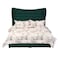 In House Lisbon Velvet Bed Frame - Queen - 200x140 cm - Dark Green