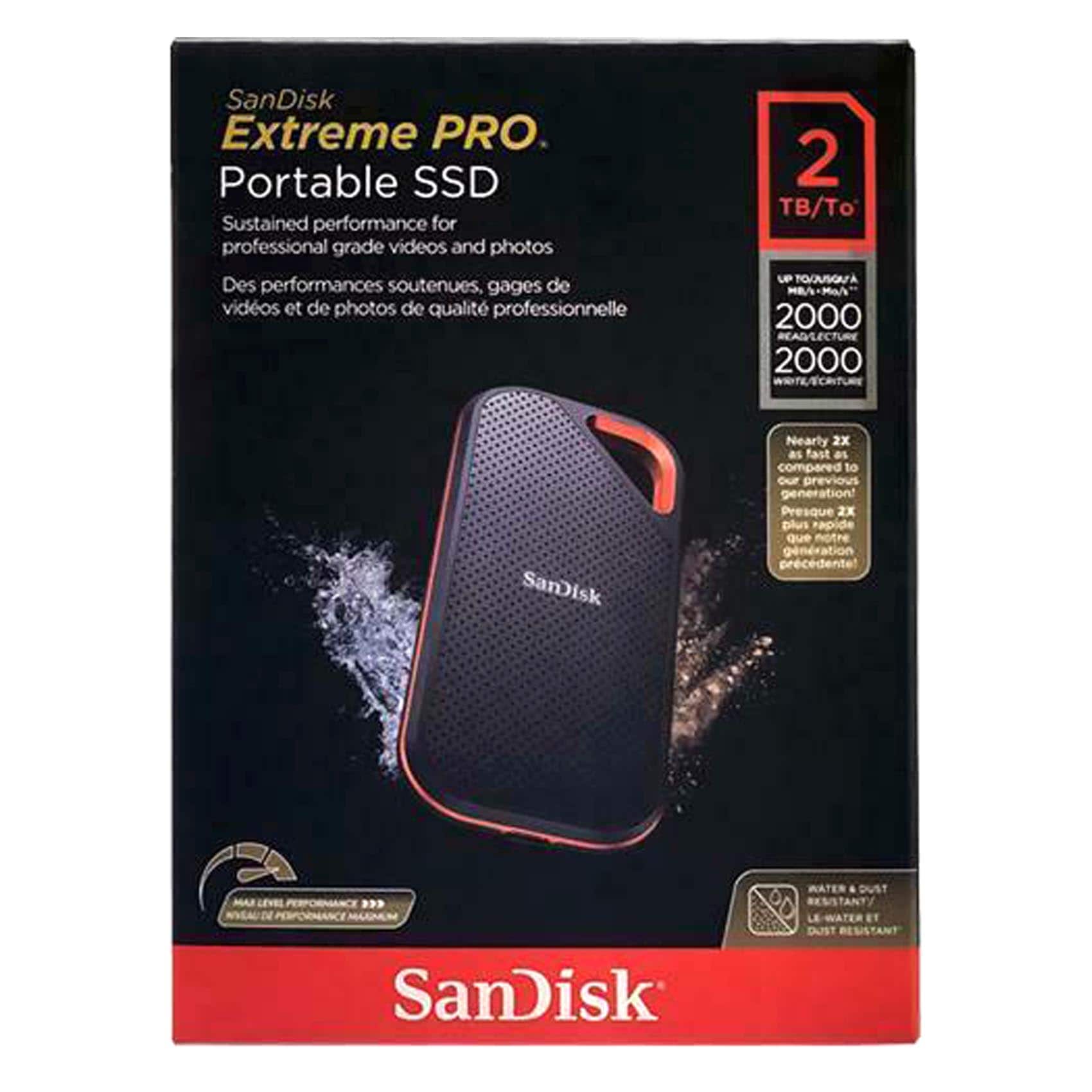 SanDisk Extreme PRO ポータブルSSD 2TB 【公式通販】