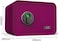 Rubik Safe Box with Biometric Fingerprint Lock, A4 Document Size Safety Deposit Box for Home Office Shop RB25QC9 (25x35x28cm) Purple