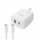 mpBLBERRI BLB-T103 38W USB-A &amp; USB-C PD Fast Charger, C-C Cable, White