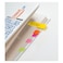 Post-it Page Markers 670-5AN. 0.5 x 1.75 in (12,7 mm x 44,4 mm). Assorted Colors, 5 colors/pack