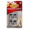 Command Small Stainless Steel Metal Hooks 17031SS-4ES Silver 4