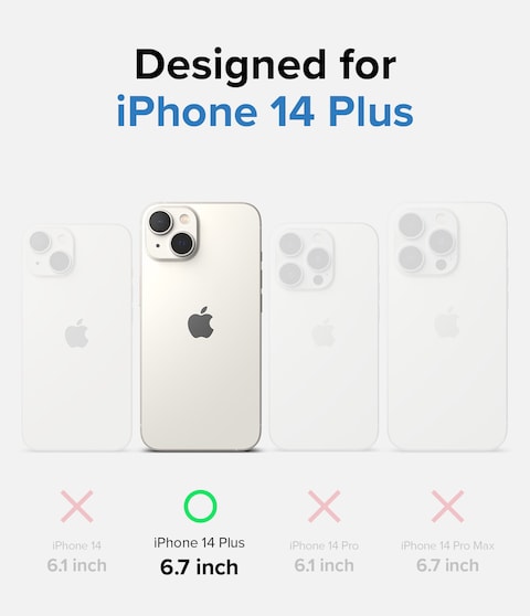 Ringke  - Apple iPhone 14 Plus Case Cover -  Fusion Series-  Matte Clear