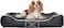 Dog bed, Waterproof dog bed for small and medium-sized dogs, Comfortable pet bed with removable cushion, Suitable for Indoor pets,  Luxury orthopedic dog bed 95 cm (Black)