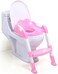 Generic Folding Baby Potty Training Toilet Chair With Adjustable Ladder Children Kids Boys Girls Potty Seat Anti-Slip Pedals Toilets
