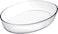 Ibili Kristall Glass Oval Baking Dish, 30 X 21Cm