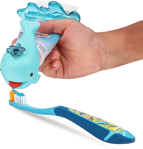 Flipper Toothpaste Squirter Whale, Flr-Whl-Blu, Blue