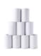 50-Piece Thermal Paper Roll White