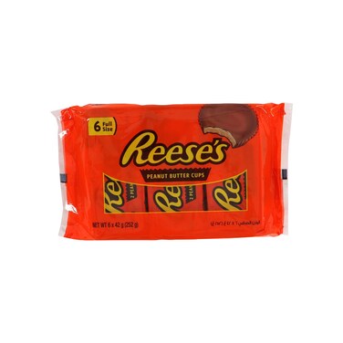 Reese Pieces Peanut Butter Cups 42gx6 Pieces