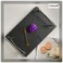 1CHASE&reg; Natural Stone Slate Serving Tray With Arborization Handle (Grey), Serving Platter,Charcuterie Boards for Cheese, Meats, Appetizers, Dried Fruits- Display Chalkboard 30x20 CM