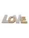 Home Decor LOVE Sign Letters Solid Wood Handmade Sculpture for Tabletop Mantel Fireplace Foyer Decorations