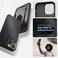 Spigen Silicone Fit (MagFit) compatible with MagSafe designed for iPhone 14 Pro case cover (2022) - Black