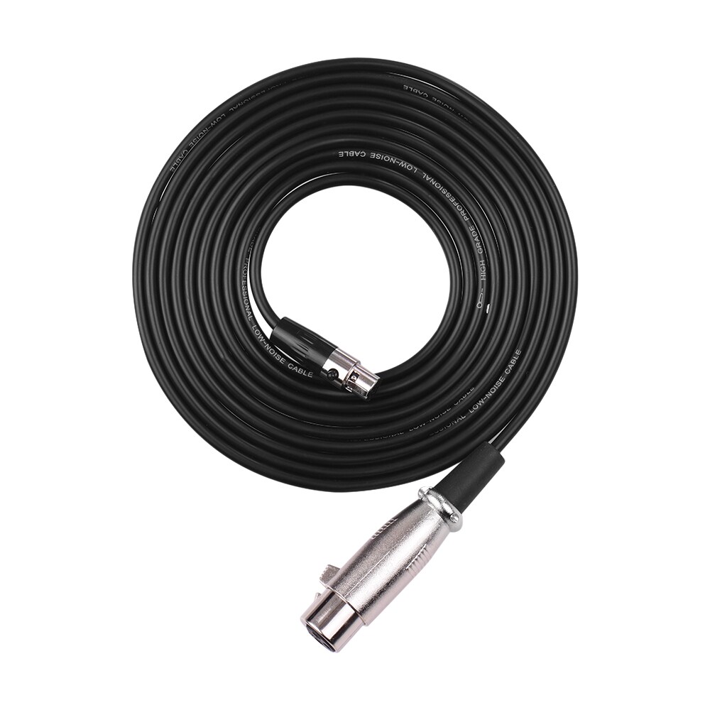Buy Generic-Microphone Cable 3-Pin Mini XLR Connector to XLR Connector ...