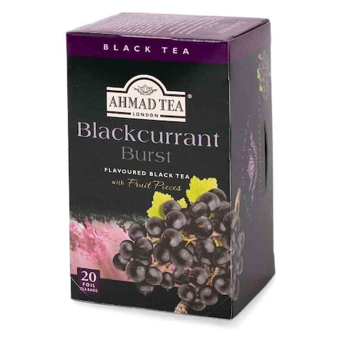 Ahmad Tea Blackcurrant Burst Tea - 20 Bags