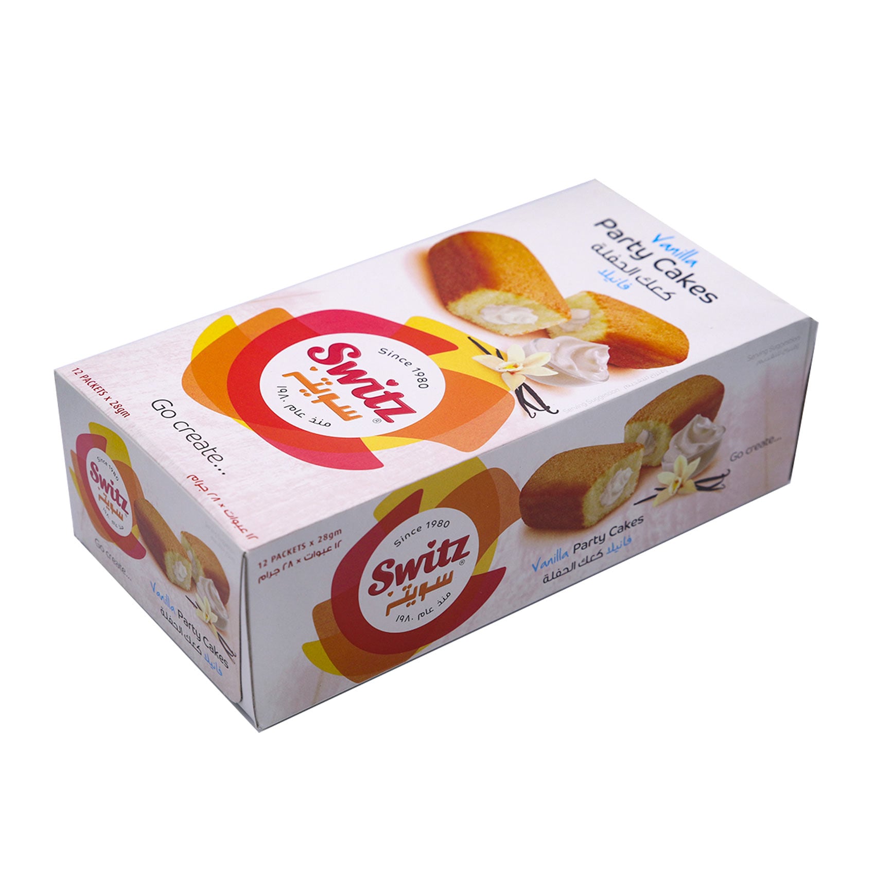 سويتز كيك الحفلة فانيلا 28 جرام × 12