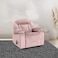 In House Velvet Classic Recliner Chair - Light Pink - NZ50