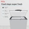 TCL 326 Liters Chest Freezer, Large Deep Freezer With Storage Basket, Mechanical Temperature Control, Front Water Disposal Device, Silver, F326Cfsl