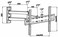 SH-44P Articulating tv wall mount Fits most 32 ~ 65