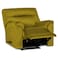 In House Velvet Rocking &amp; Rotating Recliner Chair - Gold - AB01
