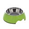 Nutrapet Melamine Round Bowl Dull Green M:17.5 * 6.5Cms 350/ml11.8oz