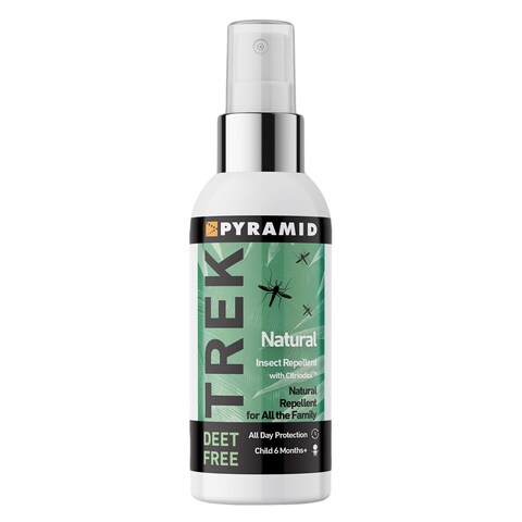 Pyramid Trek Deet Free Insect Repellent Citriodiol Spray 60ml