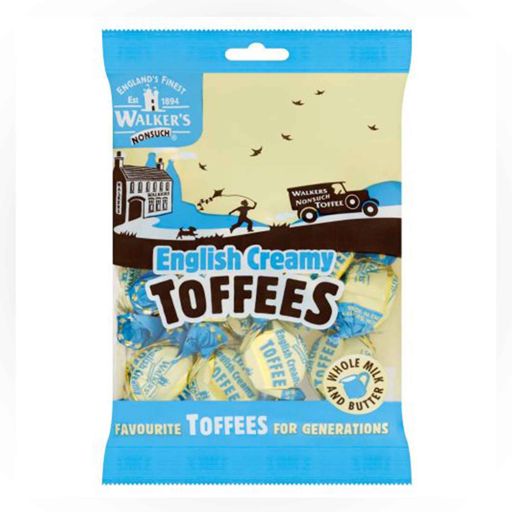 Walkers Nonsuch English Creamy Toffee 150g